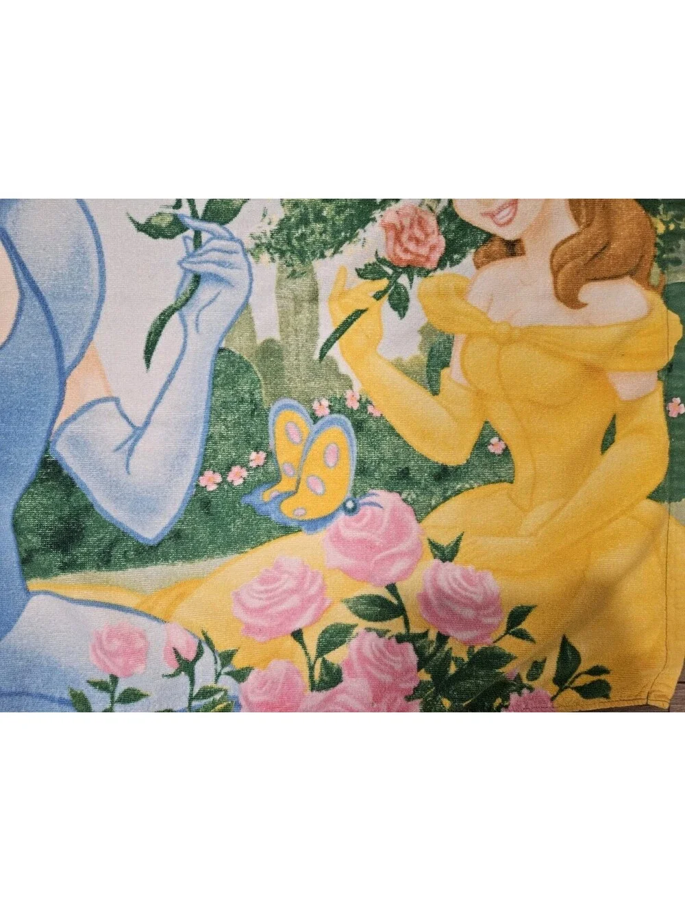 Disney Store Exclusive Princess Cinderella Belle & Aurora Beach Towel